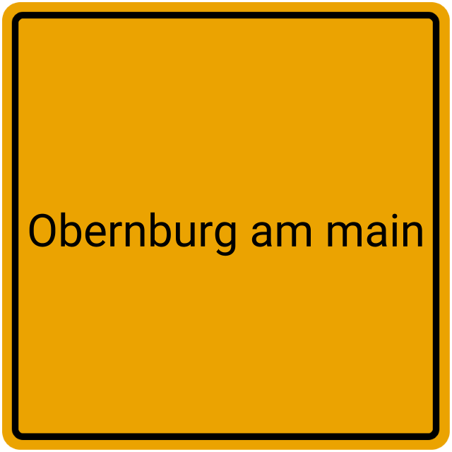 Meldebestätigung Obernburg am Main